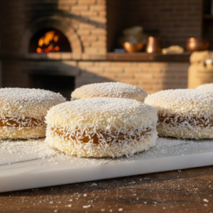 Alfajor Artesanal Relleno con Manjar