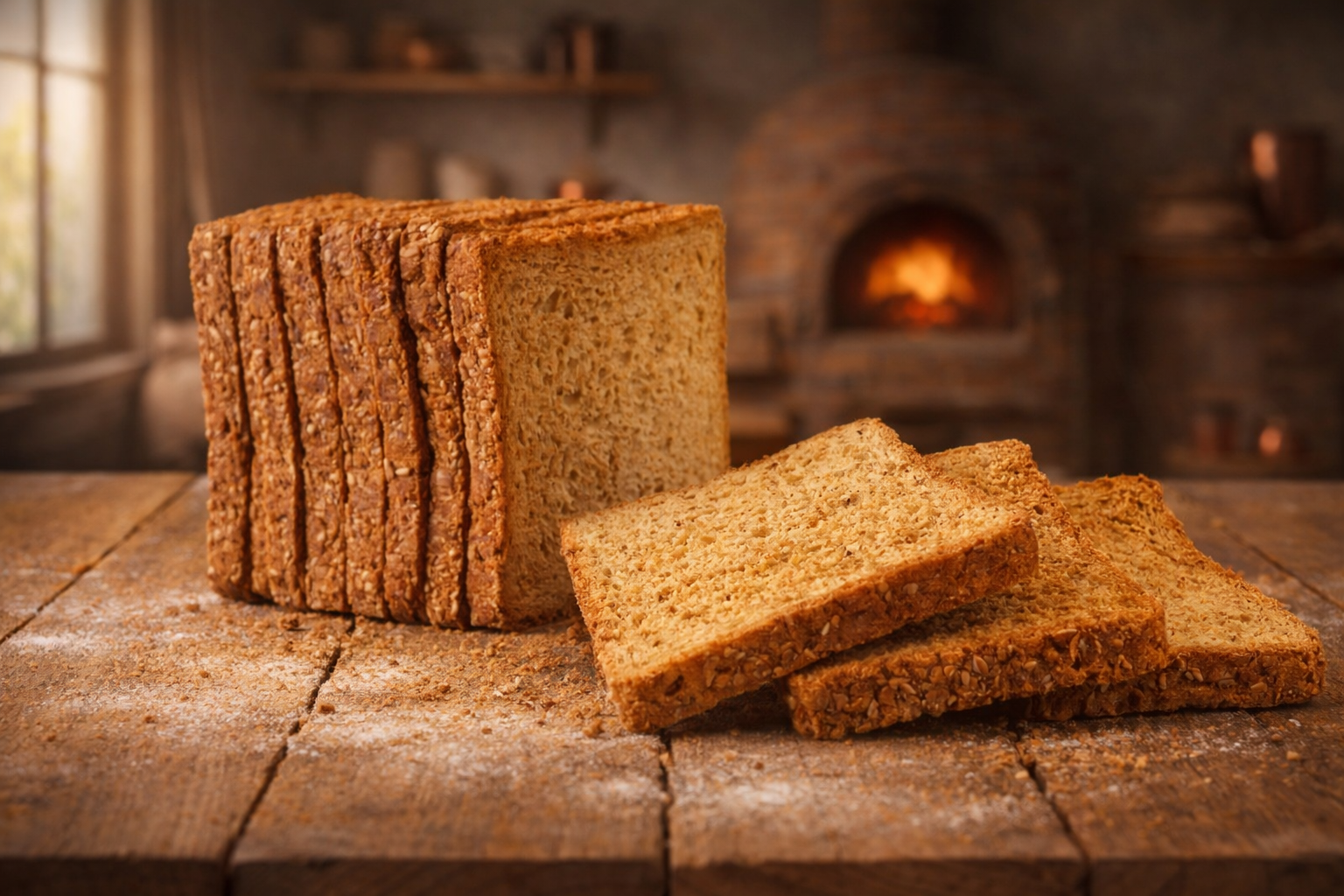 Tostadas Integrales Crocantes – Paquete x20