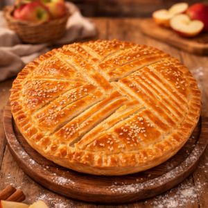 Pie de Manzana Artesanal (Molde Completo)